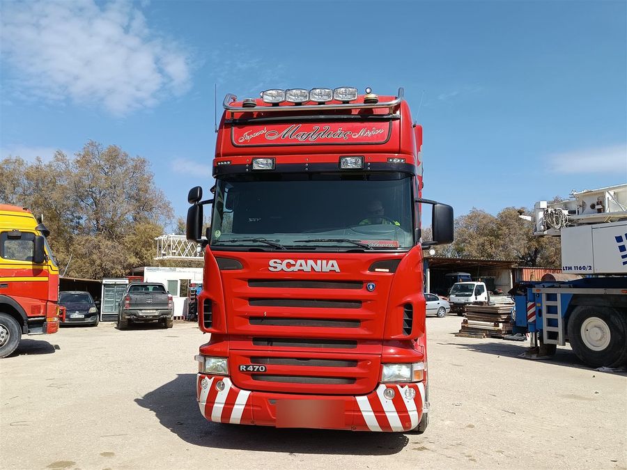 Γερανός FASSI F900XP σε φορτηγό Scania της Γερανοί Μήλου