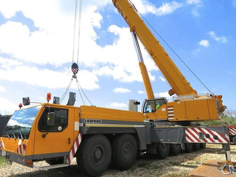 Γερανός Liebherr LTM 1090 της Γερανοί Μήλου σε εργασία